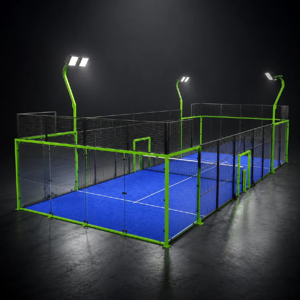 Классический падел-корт LightSingle 20 × 6 м